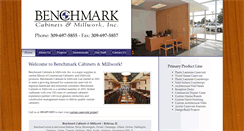 Desktop Screenshot of benchmarkcabinetsandmillwork.com
