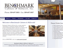 Tablet Screenshot of benchmarkcabinetsandmillwork.com